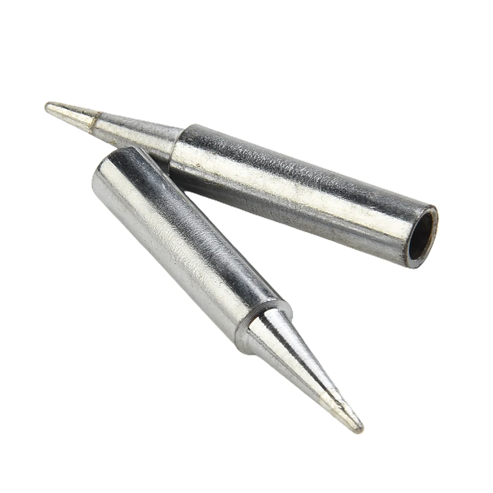 

Accessories Durable Useful Solder Iron Tips Station 10pcs.900M-T-B Adapter Equipment Industrial Parts Pure copper Rework Silver