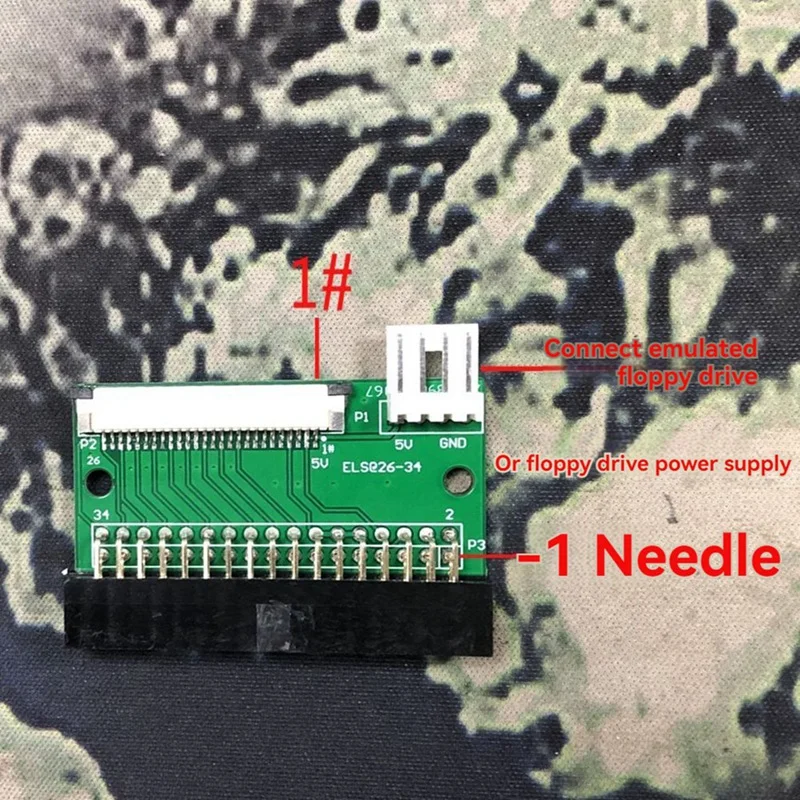 USB To 34Pin 26Pin Floppy Converter Cable 1.0MM FFC/FPC 34P To 26P USB To FLOPPY Disk Connector 896C
