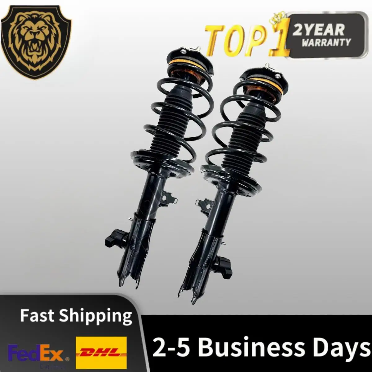 

2X Front Shock Absorber Struts Assys CDC Fit Cadillac XT5 GMC Acadia 2.0L 17-20