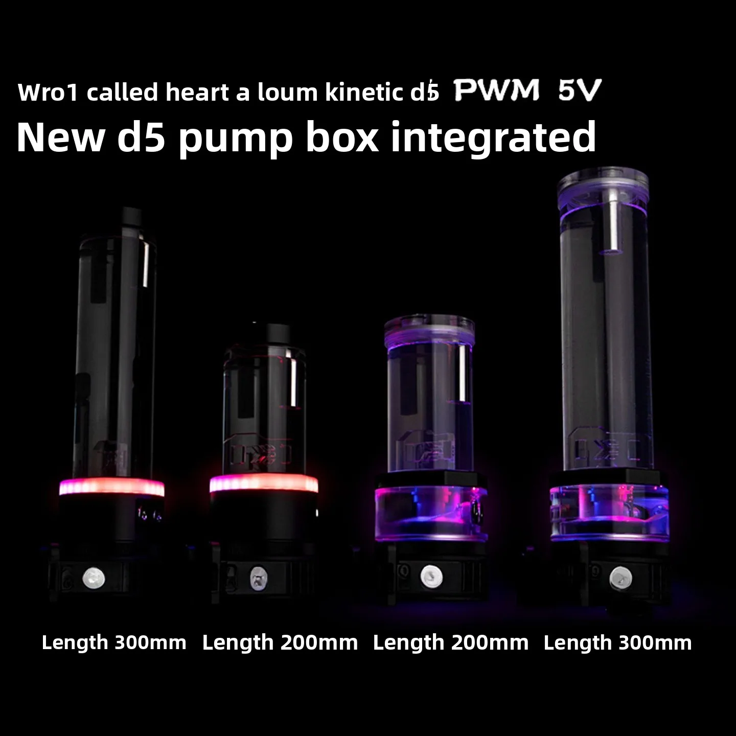 EK-Quantum Kinetic D5 PWM D-RGB EKWB Computer Water Cooling D5 Pump Box Integrated 5V