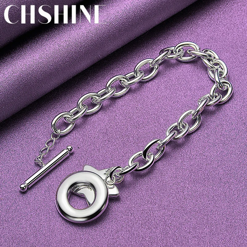 

CHSHINE 925 Sterling Silver Solid Star Bracelet For Women Wedding Party Fashion Charm Jewelry