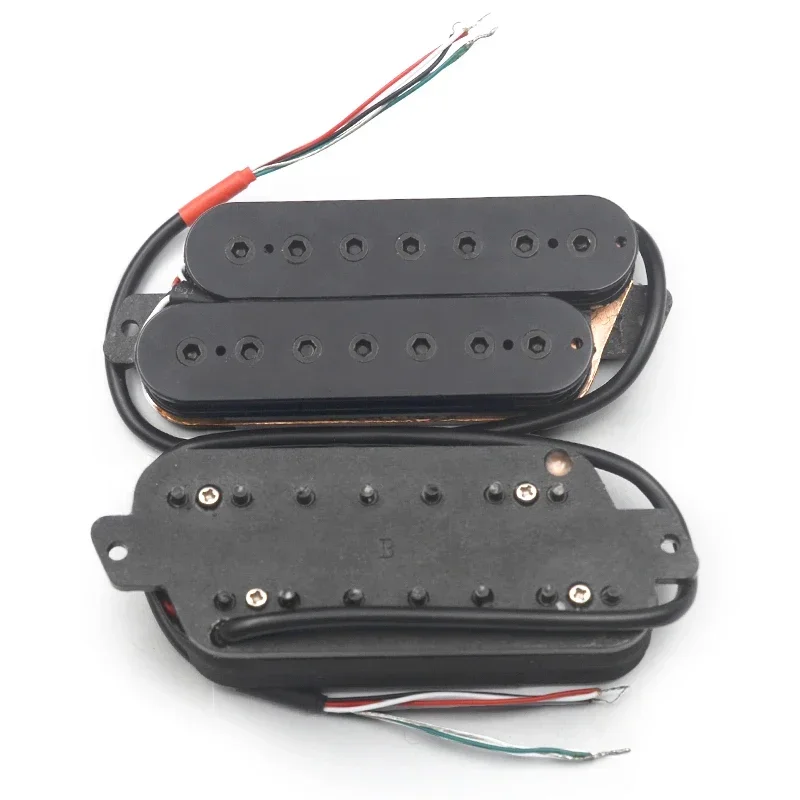 Fan Fret Pickup 7 String Humbucker N-8.8k/B-14.2K 4 Conductor Cable Output Coil Splitting Guitar Pickup