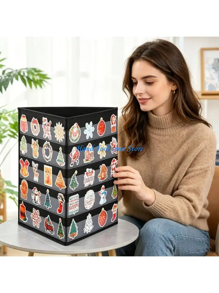 H37F Small 4 Inch Sticker Display Board With stiff Paperboard Backing For Office And School Applications
