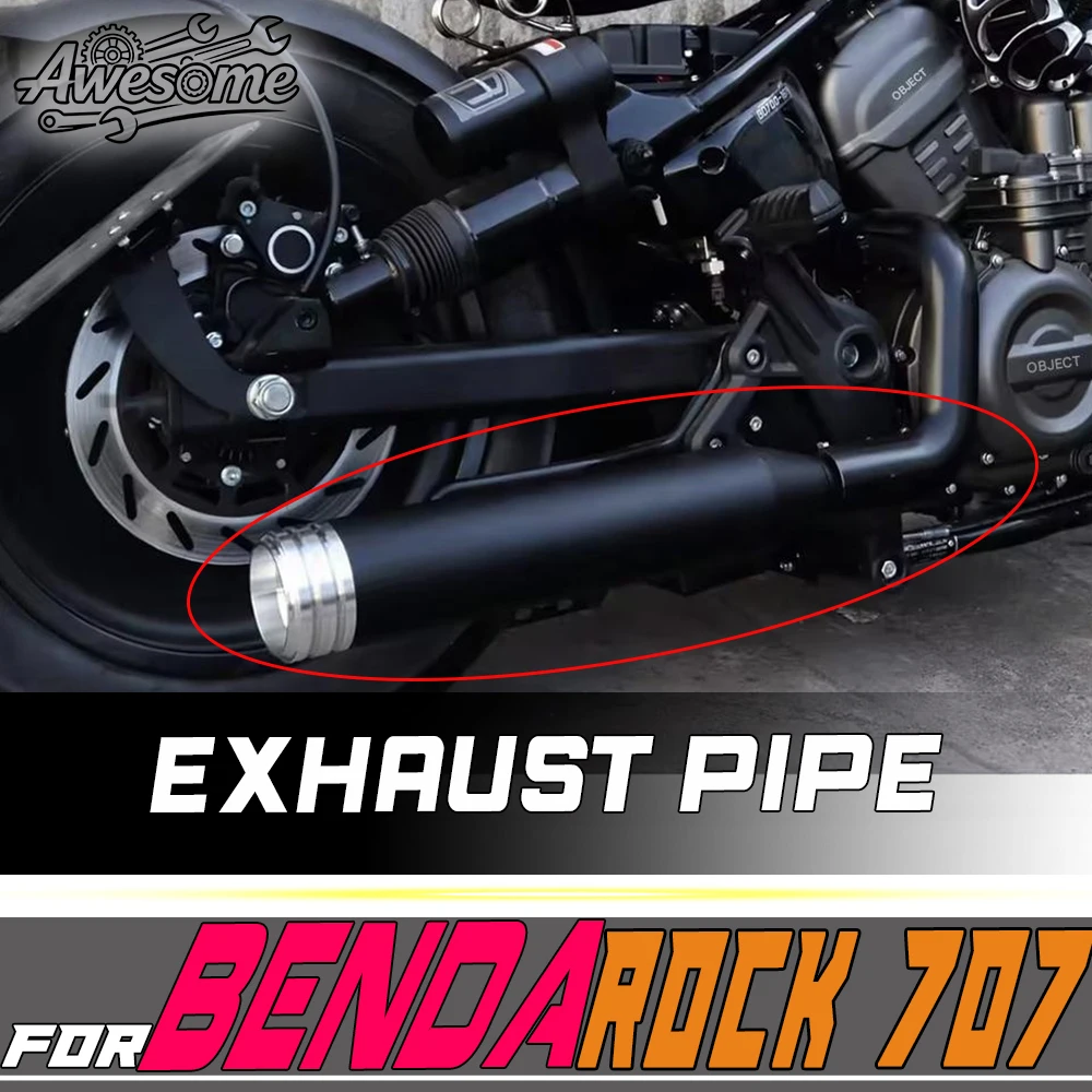 Fit For BENDA ROCK 707 Modified Stainless Steel Exhaust Pipe Easy Installation
