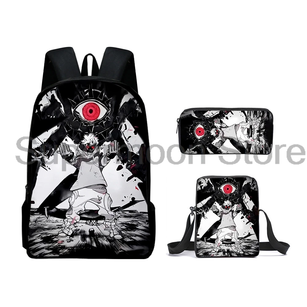 

Gachiakuta аниме манга 3 шт./компл. рюкзак сумка через плечо для женщин и мужчин повседневный рюкзак уличные рюкзаки сумки Harajuku