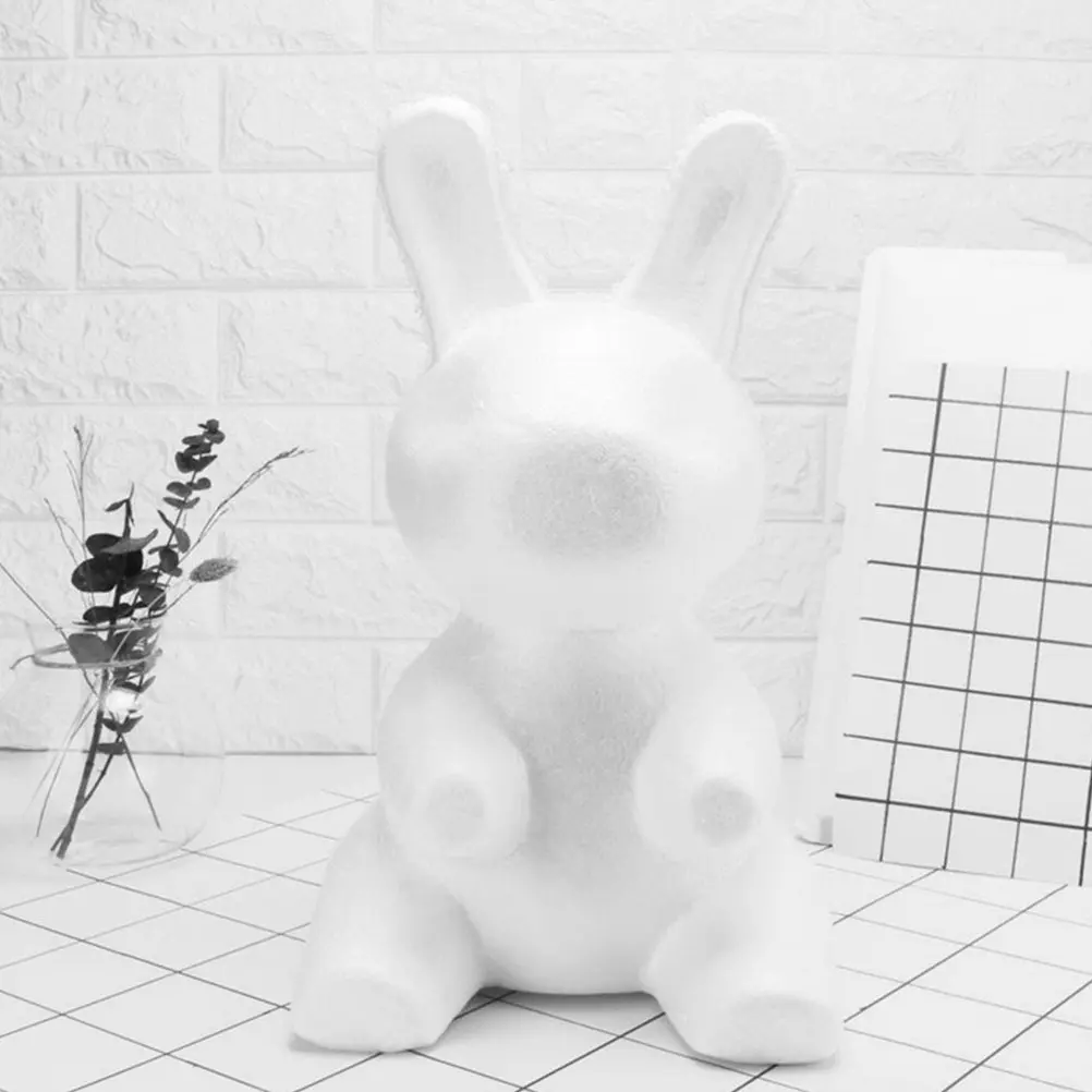 Rabbit DIY Mold Lather Cute Cartoon Shape Flower Arranging Decoration Wedding Party Festival Craft Supplies Polystyrene Craft