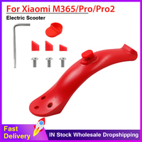 Fender Silicone Plug Upgraded Splash Fender Short Ducktail for Xiaomi M365/M187/Pro Rear Mudguard Back Wing Electric Scooter