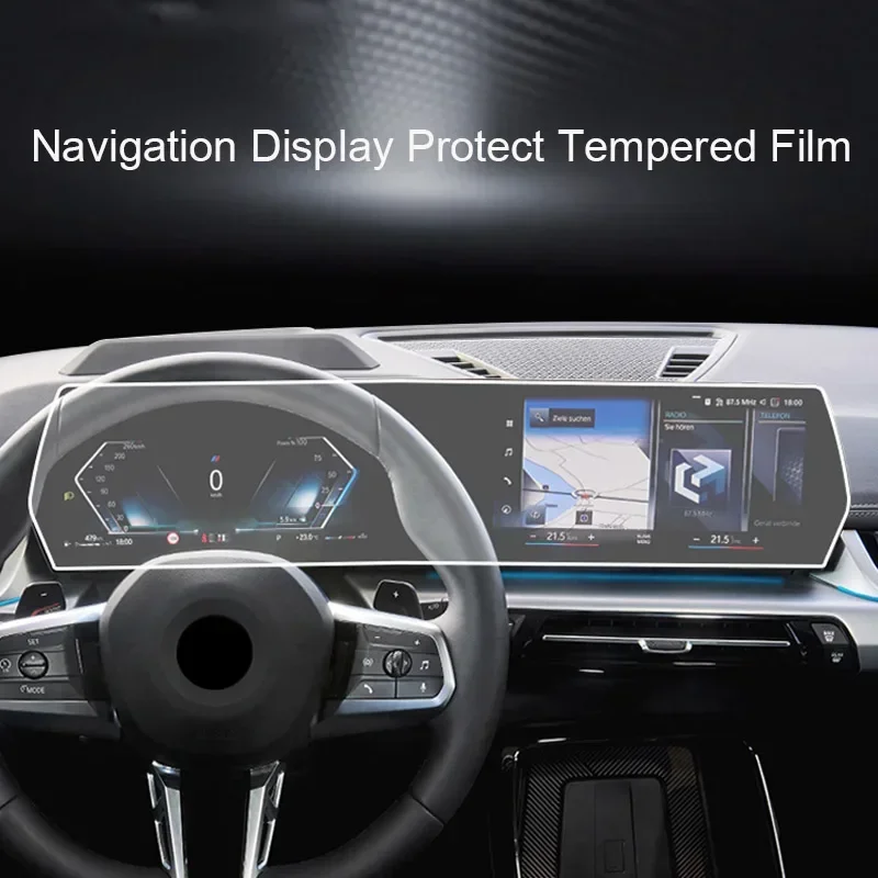 

Car GPS Navigation Screen For BMW X1 U11 IX1 2020-Present Protect Tempered Film Auto Dashboard Display TPU Sticker Accessories