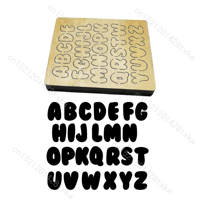

Деревянная матрица Letter для скрапбукинга, вырубные штампы, новые, C-2280, несколько размеров