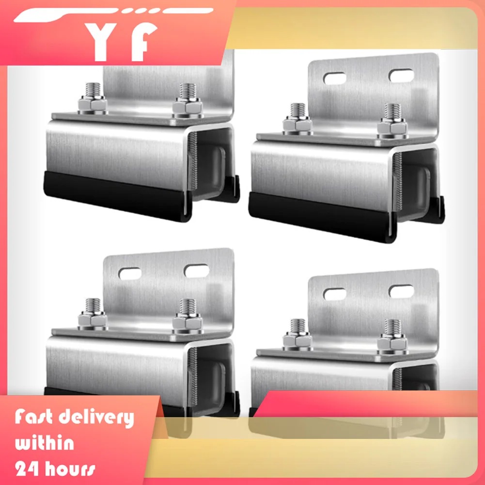 

RV Yacht Stabilizer Roof Box Fixed Stainless Steel Photovoltaic Accessories Solar Power Parts Home Kit Replace Roof Rack Mount