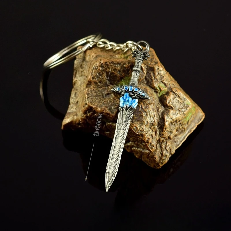 6cm Elden Damasco gran espada armas modelo juego periféricos llavero Raz Li Hui espadas de piedra colgante artesanía ornamento niño regalo