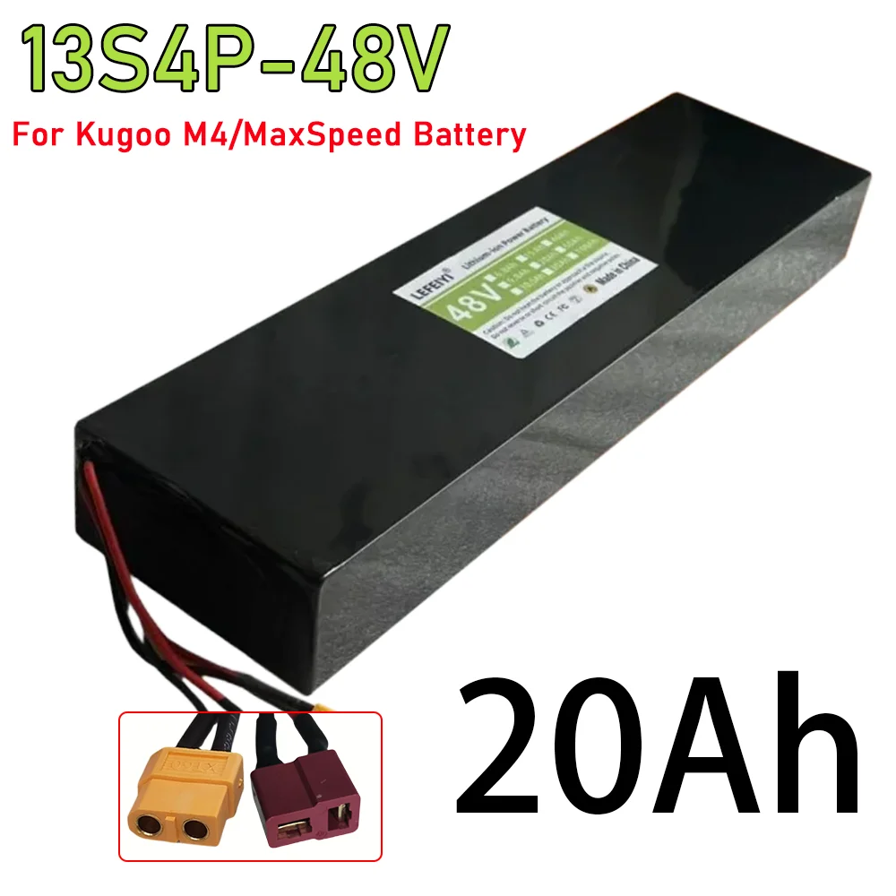 13S4P 20000mAh battery pack 48V battery pack built in BMS For Kugoo M4/M4Pro/MaxSpeed electric scooter lithium-ion battery
