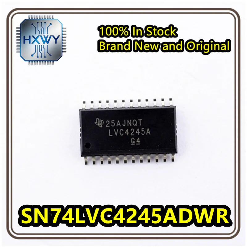 (10/50PCS) Original SN74LVC4245ADWR LVC4245A SOIC-24 Tri-state Output Eight-channel Bus Transceiver Chip, In Stock, Electronic