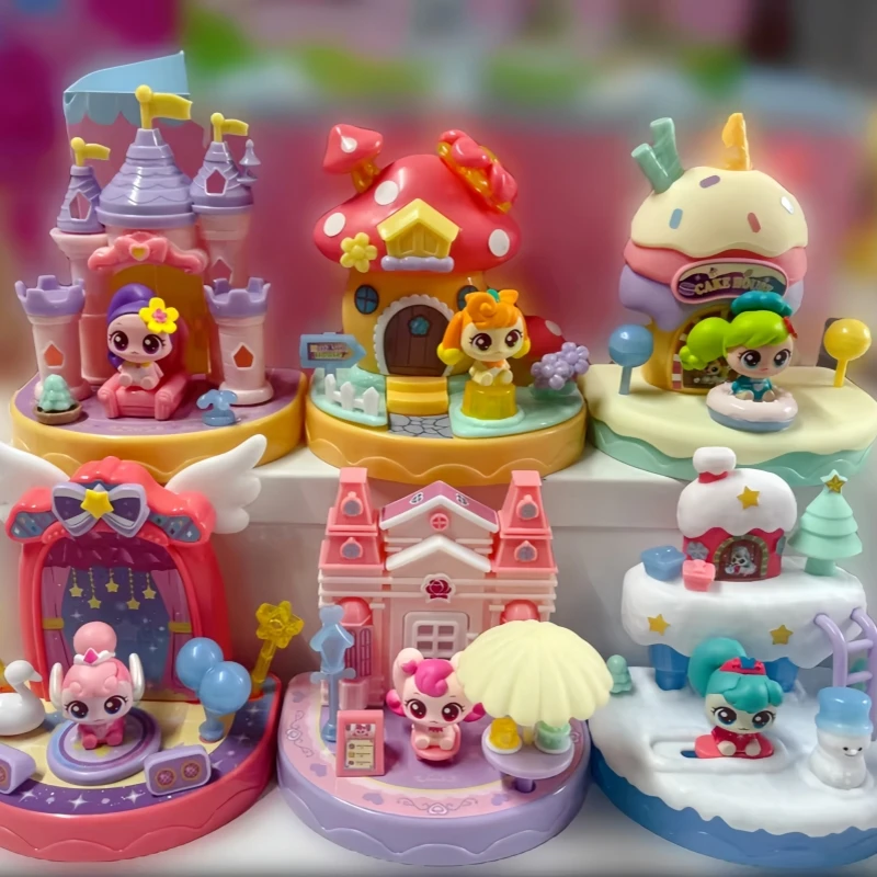 

Лидер продаж, оригинальные фигурки аниме Catch Teenieping, волшебная вечеринка, цвет, счастливая сборка, глухая коробка, загадочная девушка, подарки на день рождения, игрушки