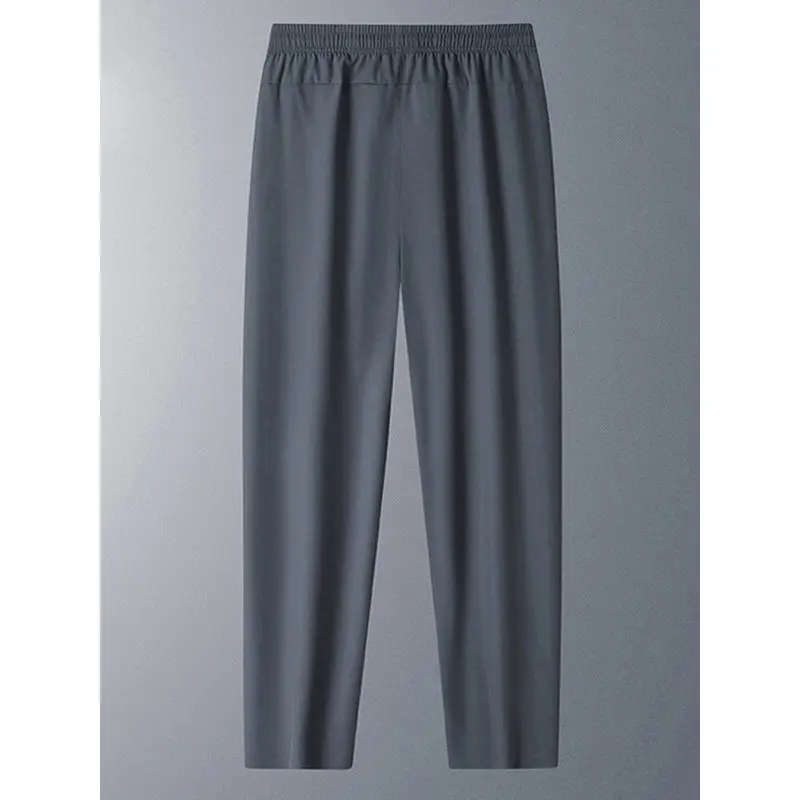 Men's Casual Trousers Thin Comfortable Summer Quick-Drying Sweatpants Man Joggers Pants Football Baggy Fashion Hiking Jogging
