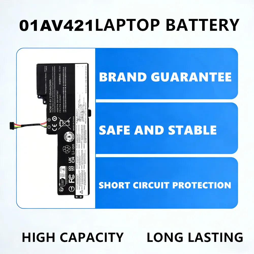 

Аккумулятор для ноутбуков Lenovo ThinkPad T470, T480, A285, A475, A485, ThinkPad 25 (модели 01AV421, 01AV419, 01AV420)