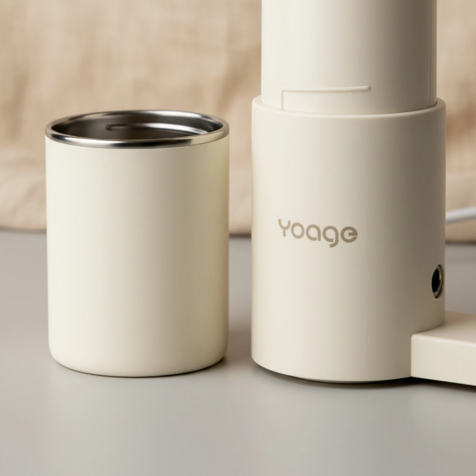 Portable Water Dispenser with Cup Compact Instant Hot Water Dispenser Appliance Touch Control Quick Heating for Travelers