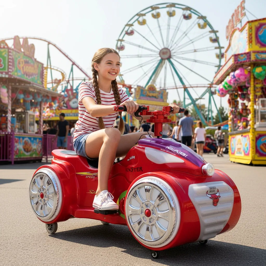 

Электрический бампер-кар для детей с LED-подсветкой и скоростью 6-10 км/ч, аттракцион для крытых парков развлечений