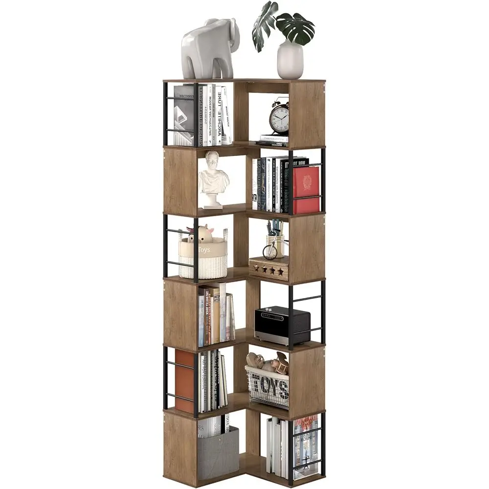7 Tier L Shaped Bookshel, 74