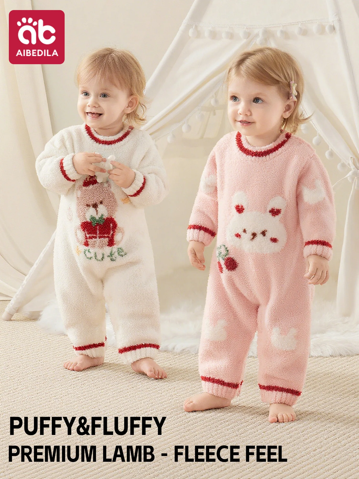 

Thick Warm Baby Pajamas Cute Skin-friendly Newborns Sleepwear Overalls Thickened Winter Boy Girl Kids Clothes 3M-5T