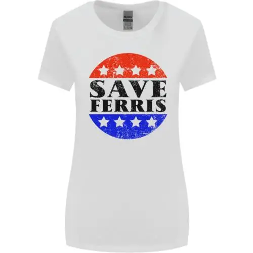 

Save Ferris Distressed Womens Wider Cut T-Shirt