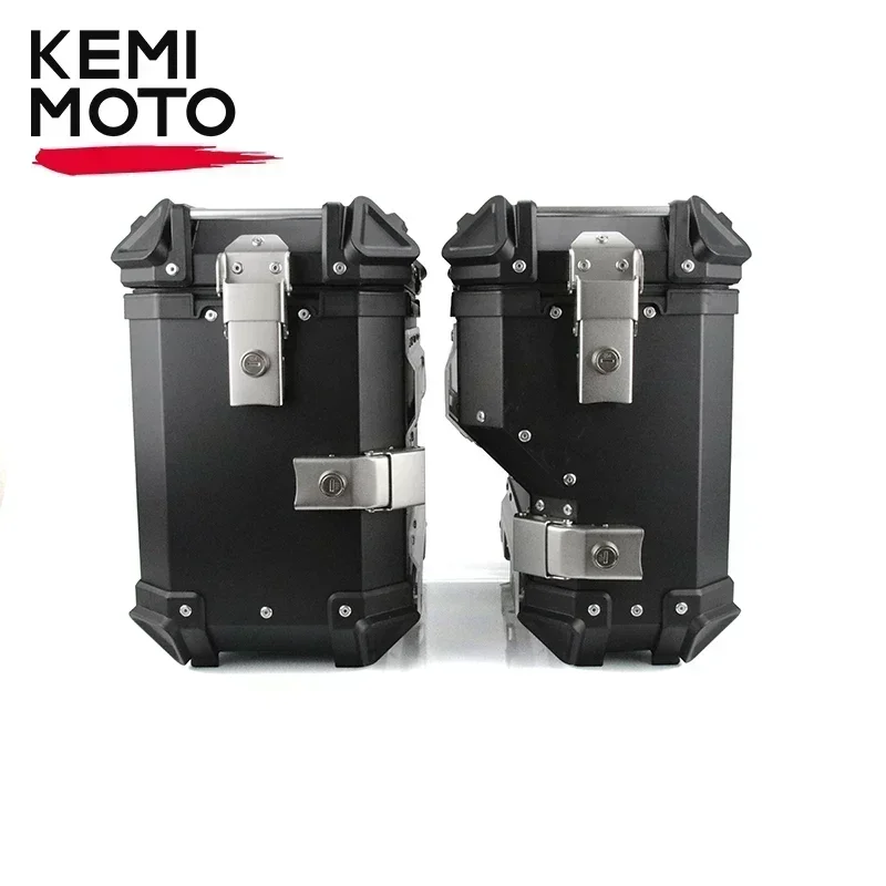 

38L CRF1000L Universal Side Case Luggage Box For Honda Africa Twin CRF1100L ADV Motorcycle Right Side of Exhaust Aluminum Boxs