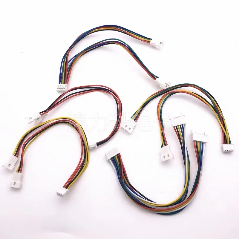 JST1.25MM MX1.25MM 2PIN 3PIN 4PIN 5PIN 6PIN Male To FemaleX2 Cable Extended Wires 100MM length