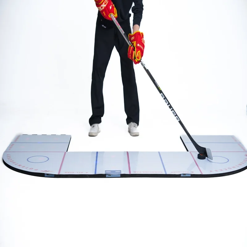 New Version Multi-game Electronic Puck Handling Trainer With Scoring System for Hockey Players All Levels  Hockey Practice Pads