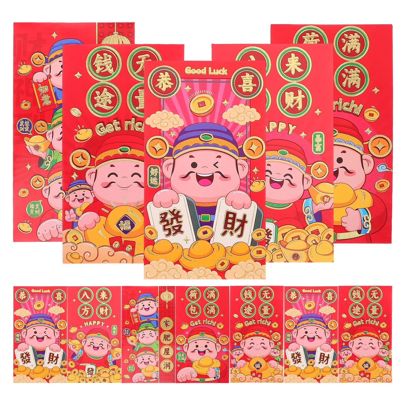 

30 Pcs Dragon Shape Red Envelopes Spring Festival Snake Year Coated Paper Travel