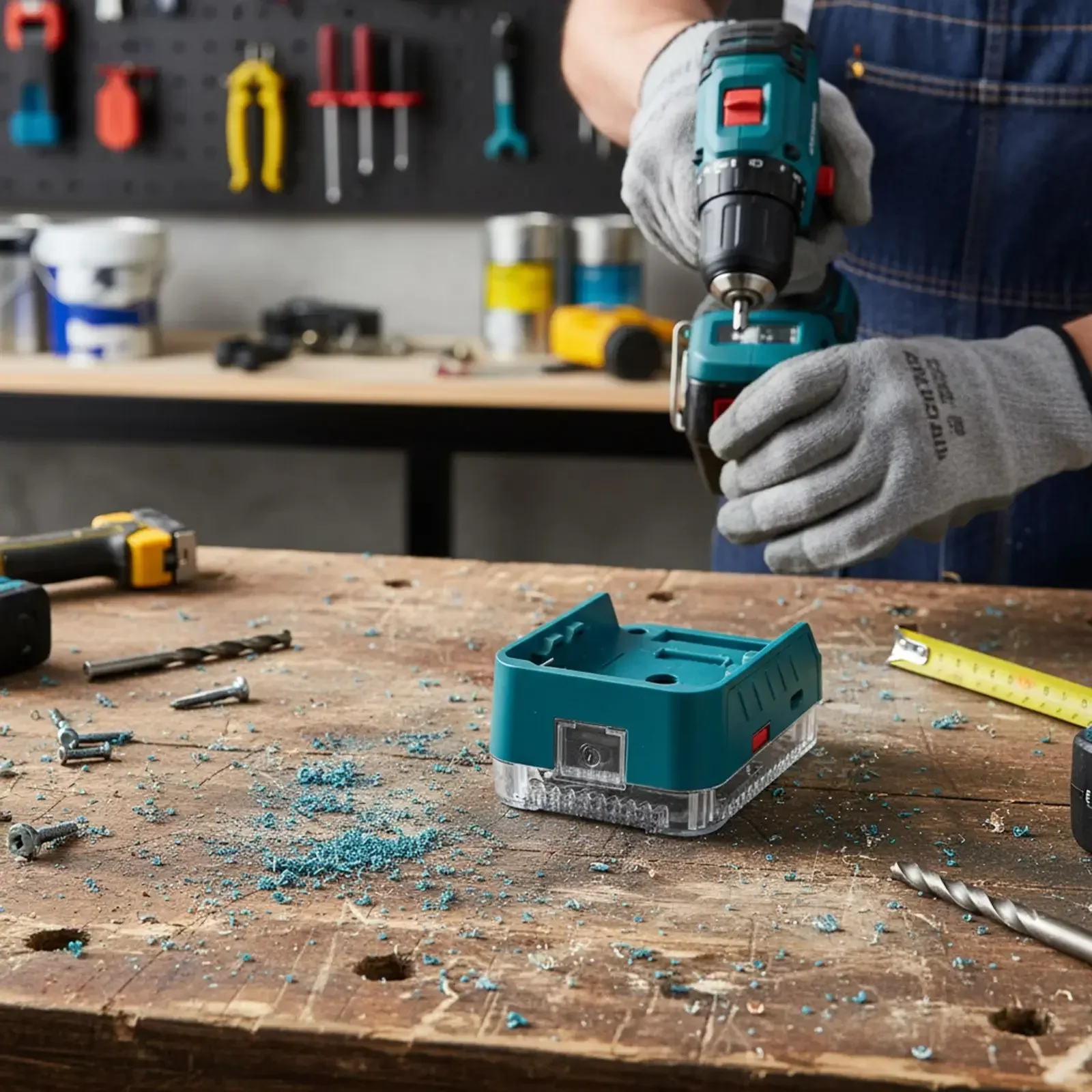 

Зарядное устройство для литиевых аккумуляторов Bosch 18В, 140 Вт, PD3 Type-C, с быстрой зарядкой, USB-портами и цифровым дисплеем