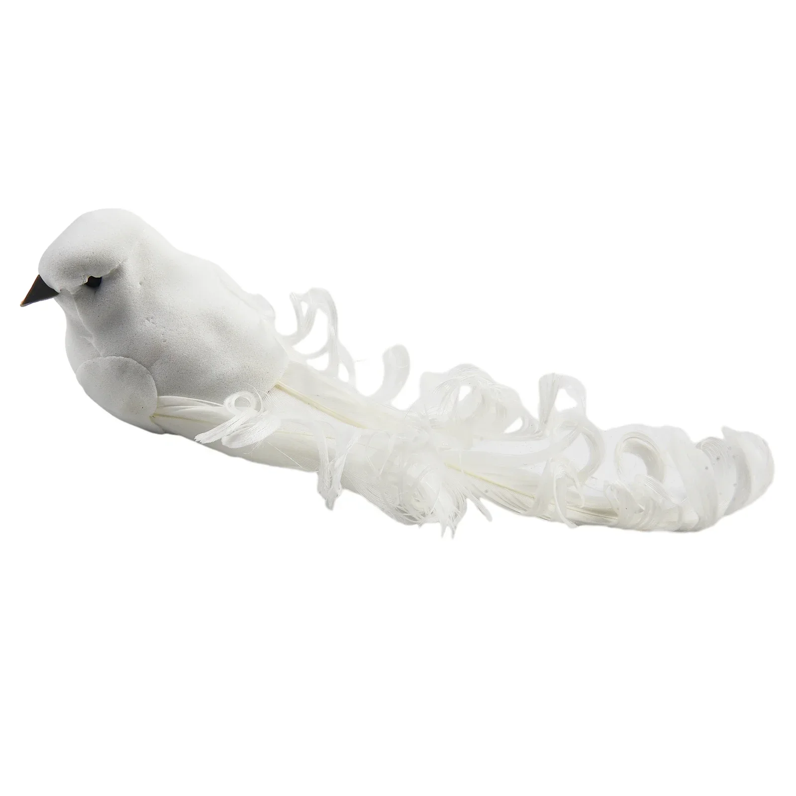 Décor Artificial Bird White With Clip 4PCS Christenings Decorative Foam For Wedding Lover Peace Doves Portable