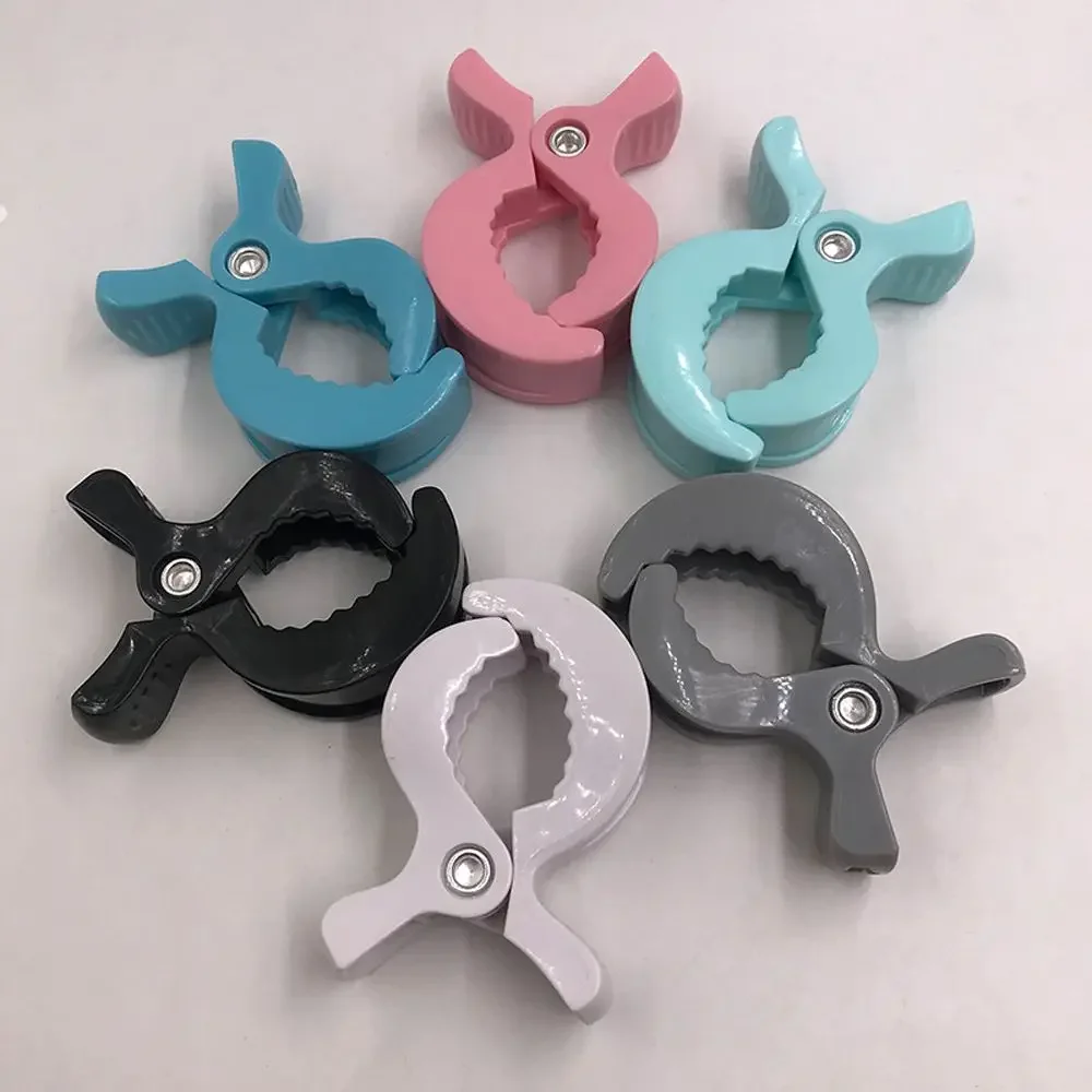 2Pcs Baby Strollers Hook Clip Alligator Clip Pram Peg Portable Baby Stroller Hook Kids Car Seat Clips Baby Stroller Accessories