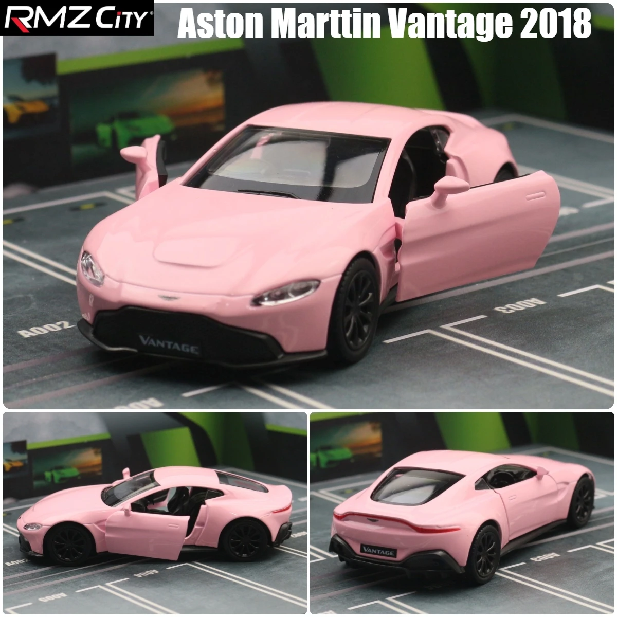 1/36 Aston Martin Vantage Toy Car Miniature Model RMZ CiTY Free