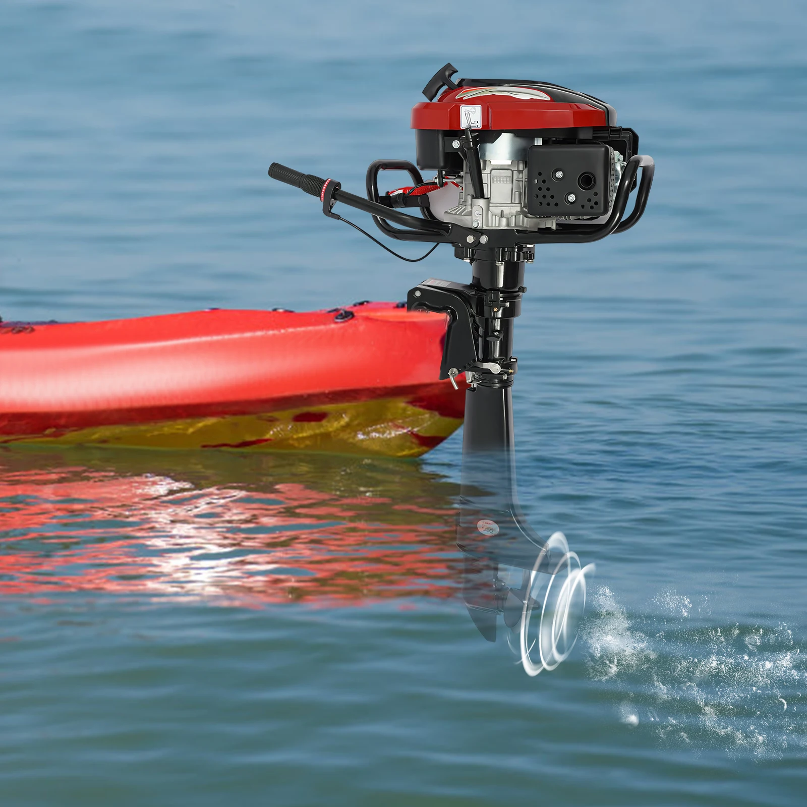 

Outboard Motor 7HP 4 Stroke Outboard Motor Air-Cooling System Fishing Boat Engine Motor (4-Stroke 7HP)