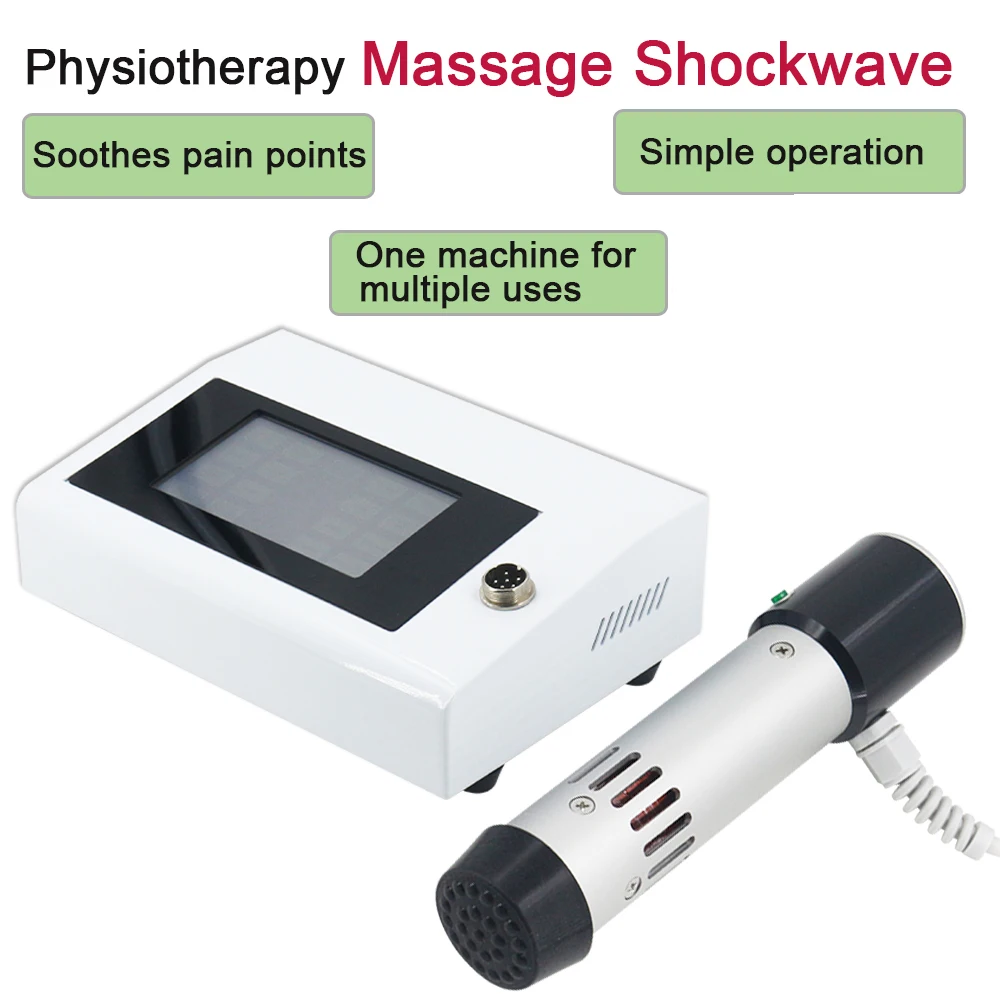 Physiotherapy Shockwave Therapy Machine With 10 Heads Relieve Muscle Soreness ED Treatment Easy Operation Shock Wave 300MJ