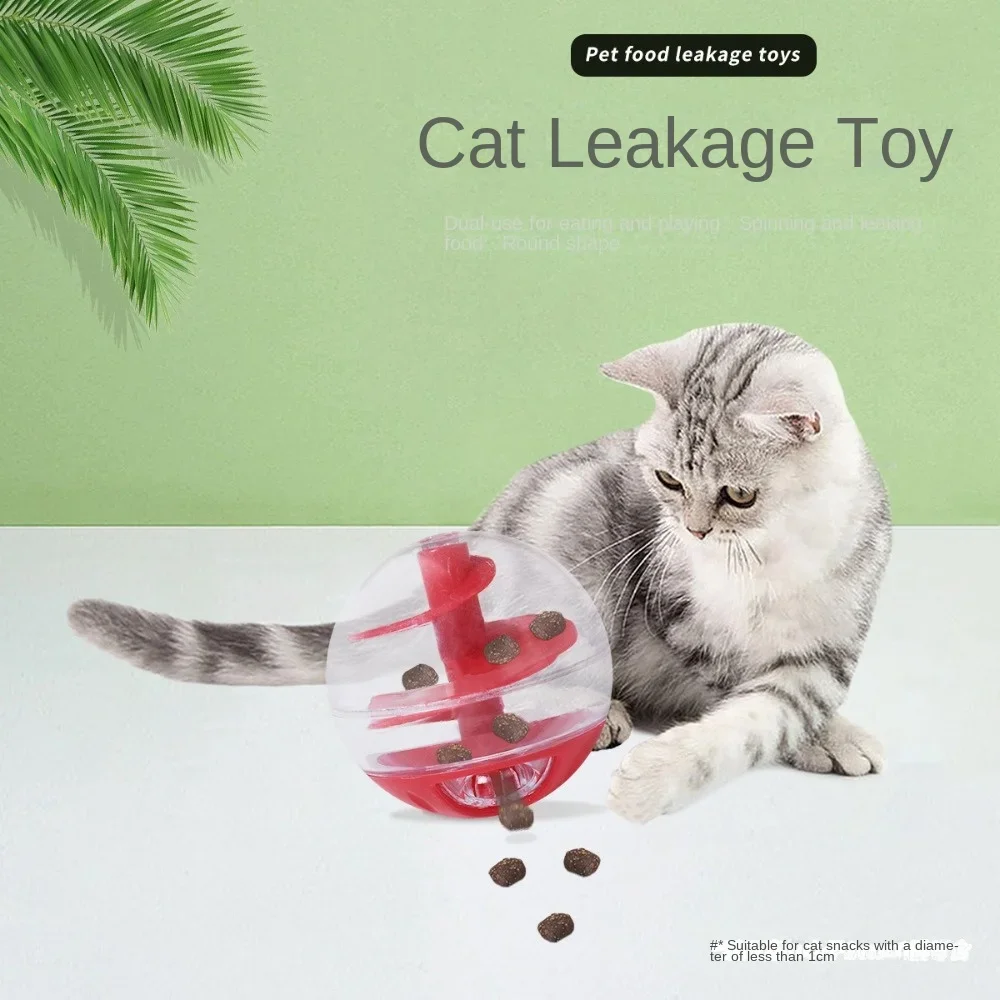 

Bite Resistant Cat Food Dispensing Ball Cat Toys Puzzle Ball for Kitten Cat Treat Dispensing Ball Pet Supplies Interactive