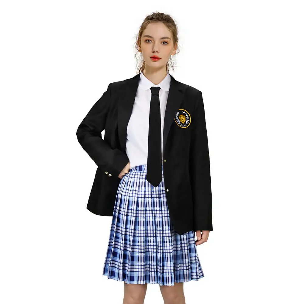 Mia Thermopolis School Uniform Prinses Dagboeken Cosplay Kostuum Vrouwen Halloween Outfits Feestpak