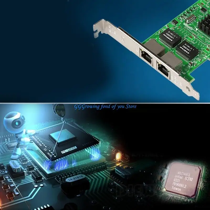بطاقة شبكات H9EB للخادم المتقدم 82546 لتحسين الخادم وزيادة الاتصالات بسرعة 1000 ميجابت في الثانية أضف على البطاقات بطاقة Dw82546