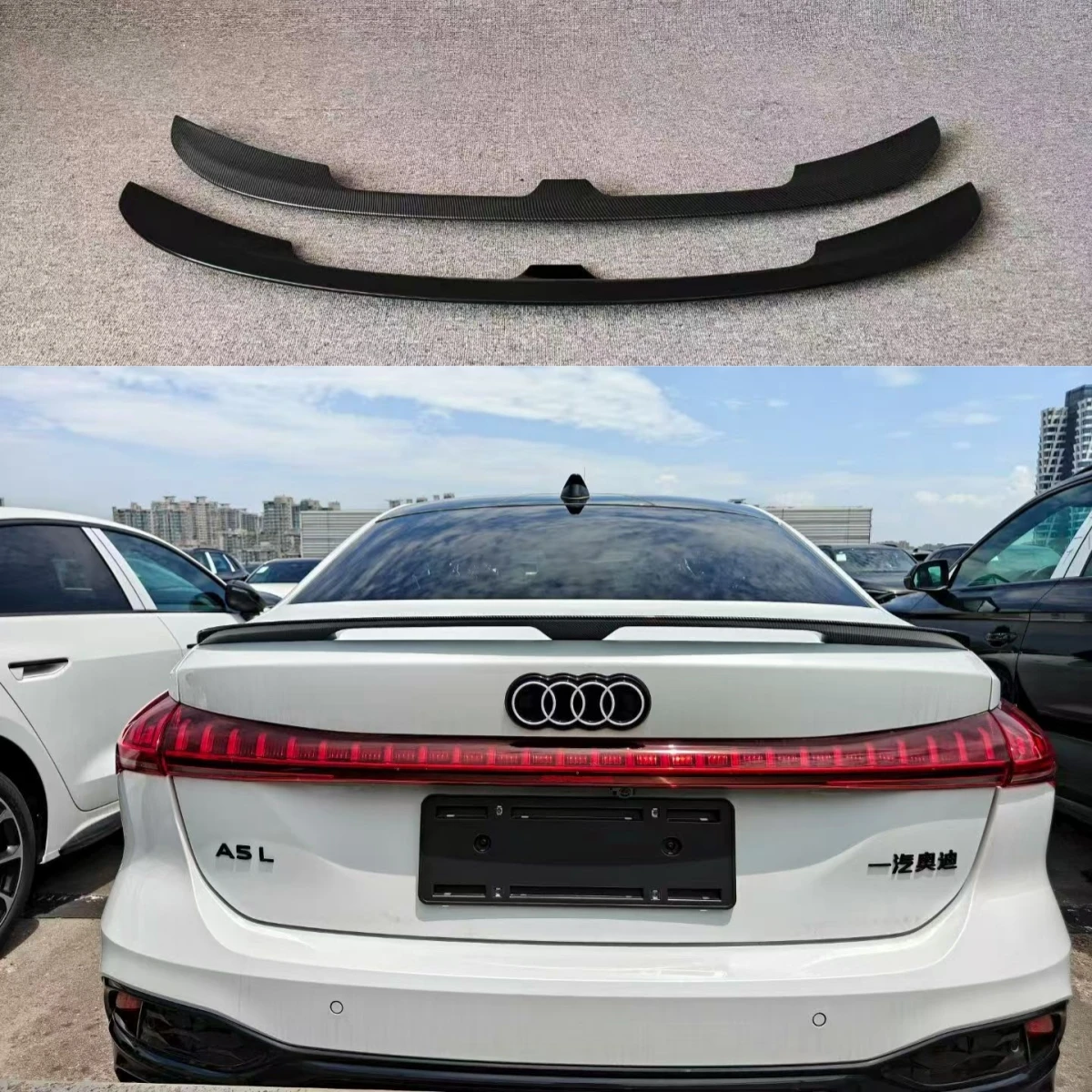 Spoiler For Audi A5 2025 2026 Car Tail Wing Rear Trunk Spoiler High Quality Body Kit Accessories