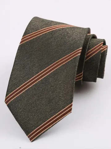 Luxury 8CM Mens Ties Necktie Solid Twill Stripes Plaids Ties For Man Groom Neck Tie For Business Party