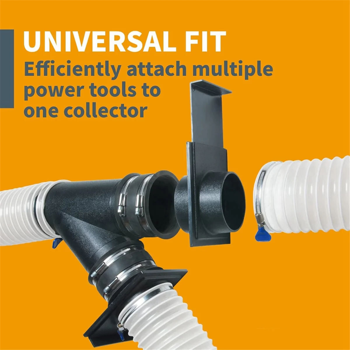 A002 6pcs 70108 4 Inch Dust Collector Blast Gate for Dust Collector, Dust Collection Fittings