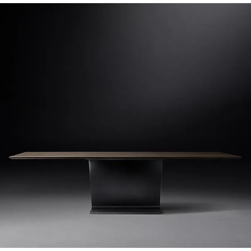 Retro coffee table Italian modern simple coffee table Nordic light luxury tea table solid wood