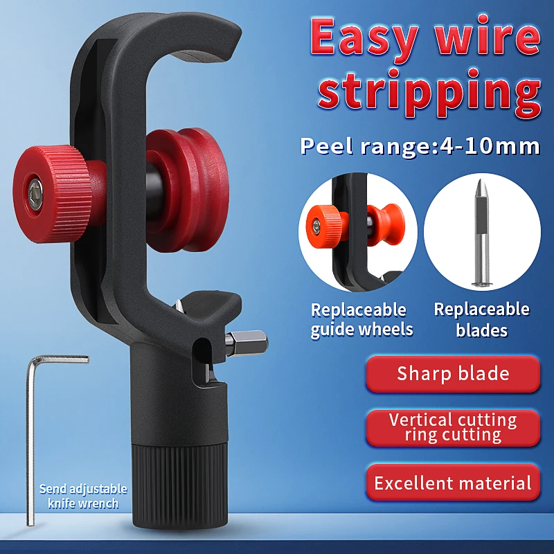 

Plastic ACS-2 Armoured Cable Stripping Knives 4-10mm/8-28.6mm(Optional) Longitudinal/Horizontal Optical Fiber Sheath Cutter Tool