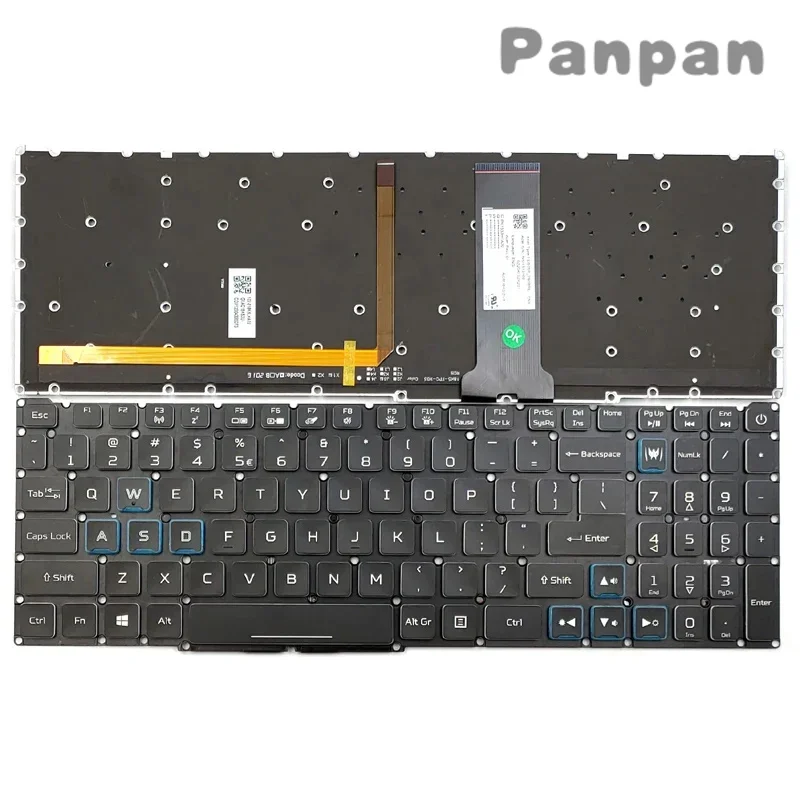 New for Acer Predator Helios 300 PH315-52 PH315-52-73DU PH315-52-75R0 PH317-53 laptop keyboard us full colorful backlit