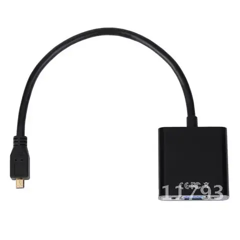 Skilled 1080P VGA Female Video Cable Converter Adapter For PC Laptop Computer Black