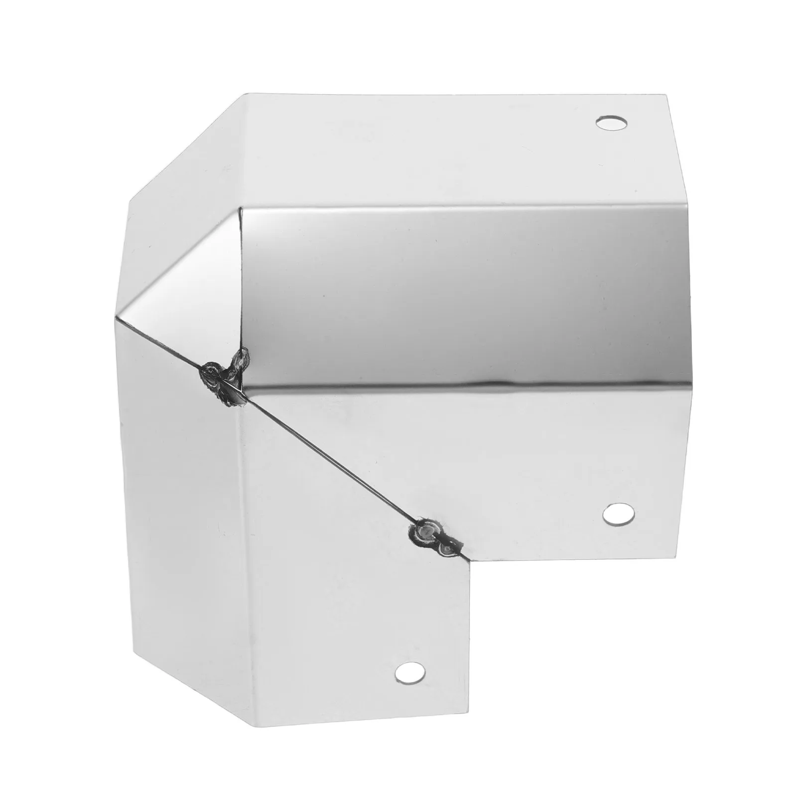 Metal Box Corner Protectors 5.12x5.12x3.15in Heavy Duty Corner Edge Protector for Refrigerated Truck Cargo Strap Guard