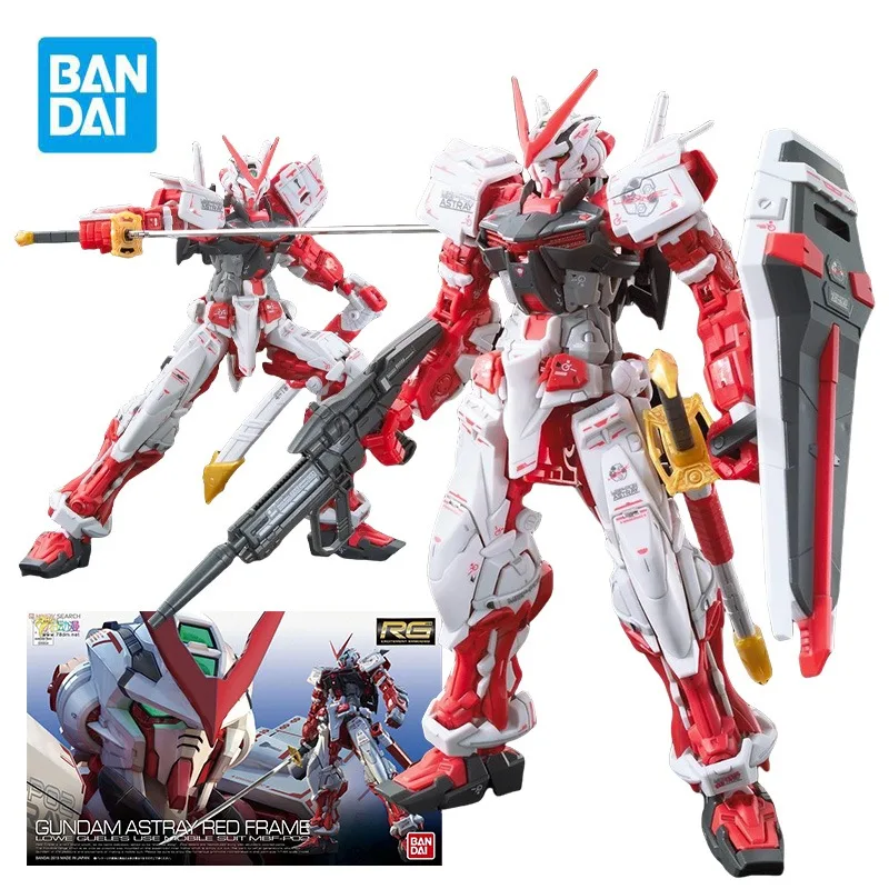 

BANDAI RG 1/144 MBF-P02 Gundam Astray Red Frame Action Figures Lowe Gunle's Use Mobile Suit Gundam SEED ASTRAY Anime Model Kit