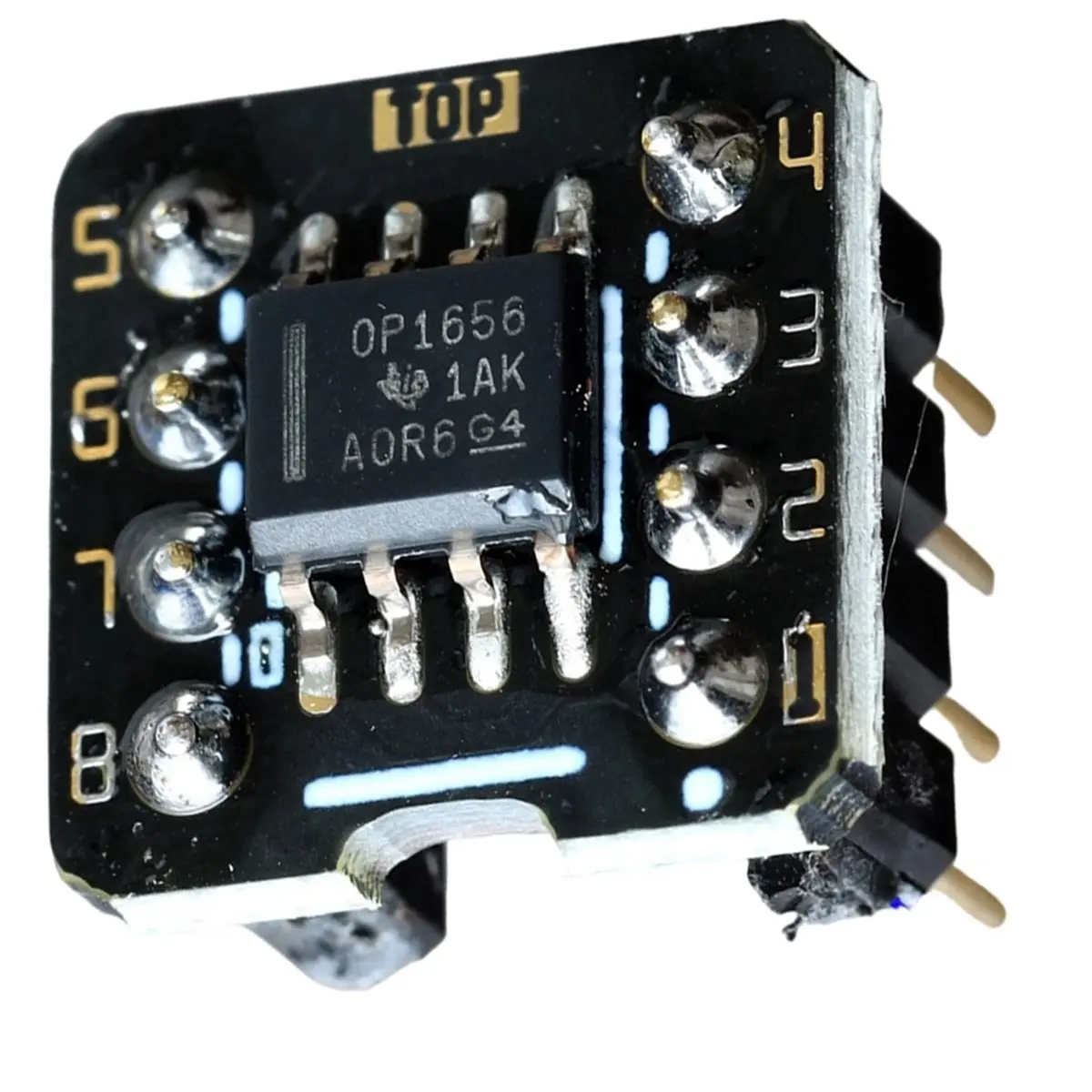 

Новый двойной операционный усилитель OPA1656 с высоким током (100 мА) со сверхнизкими искажениями и низким уровнем шума 1656 DIP8, прямой штекер B