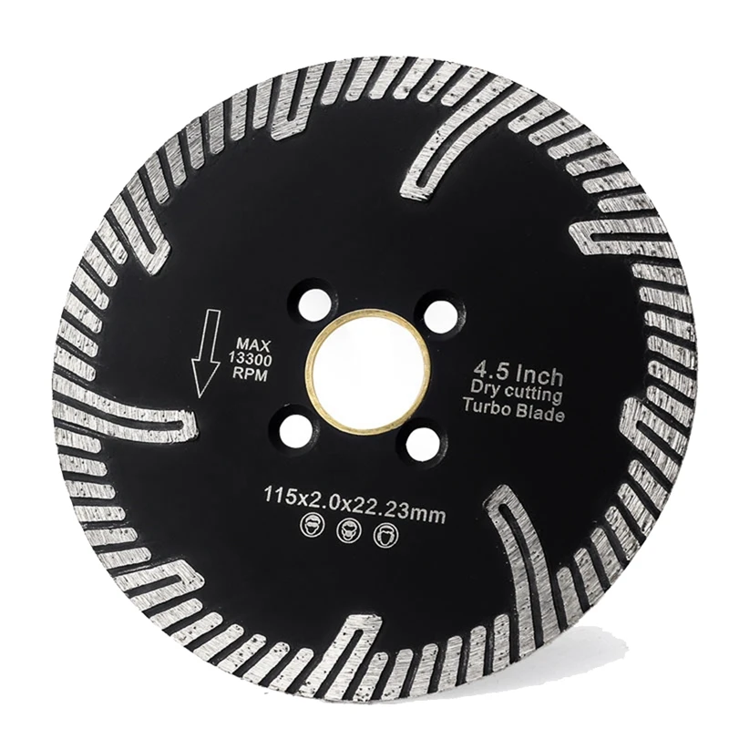 Hot Pressed Super Thin Diamond Turbo Saw Blade Ceramic Tile Cutting Disc Granite Diamond Circular Saw Blade 115Mm