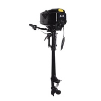 HANGKAI Long Shaft 4HP 48V DC Brushless Electric Boat Engine Outboard Motors